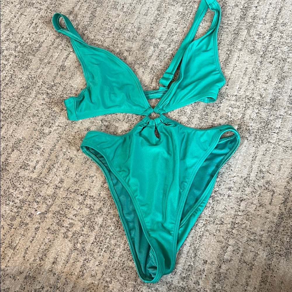 ASOS Teal One Piece Swimsuit